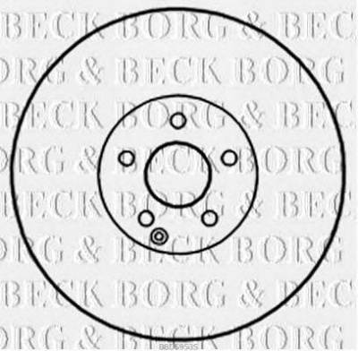 BORG & BECK bbd5953s -  Тормозной диск